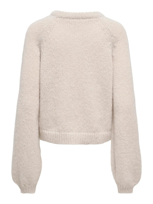 Only - Onlalyssa Ls Raglan Cardigan Nca Knt - 5074458 Pumice Stone Fmop Button Cardigans 