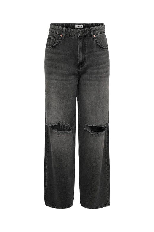 Only - Onlamber Lw Destroy Ovs Baggy Dot - 5016898 Washed Black