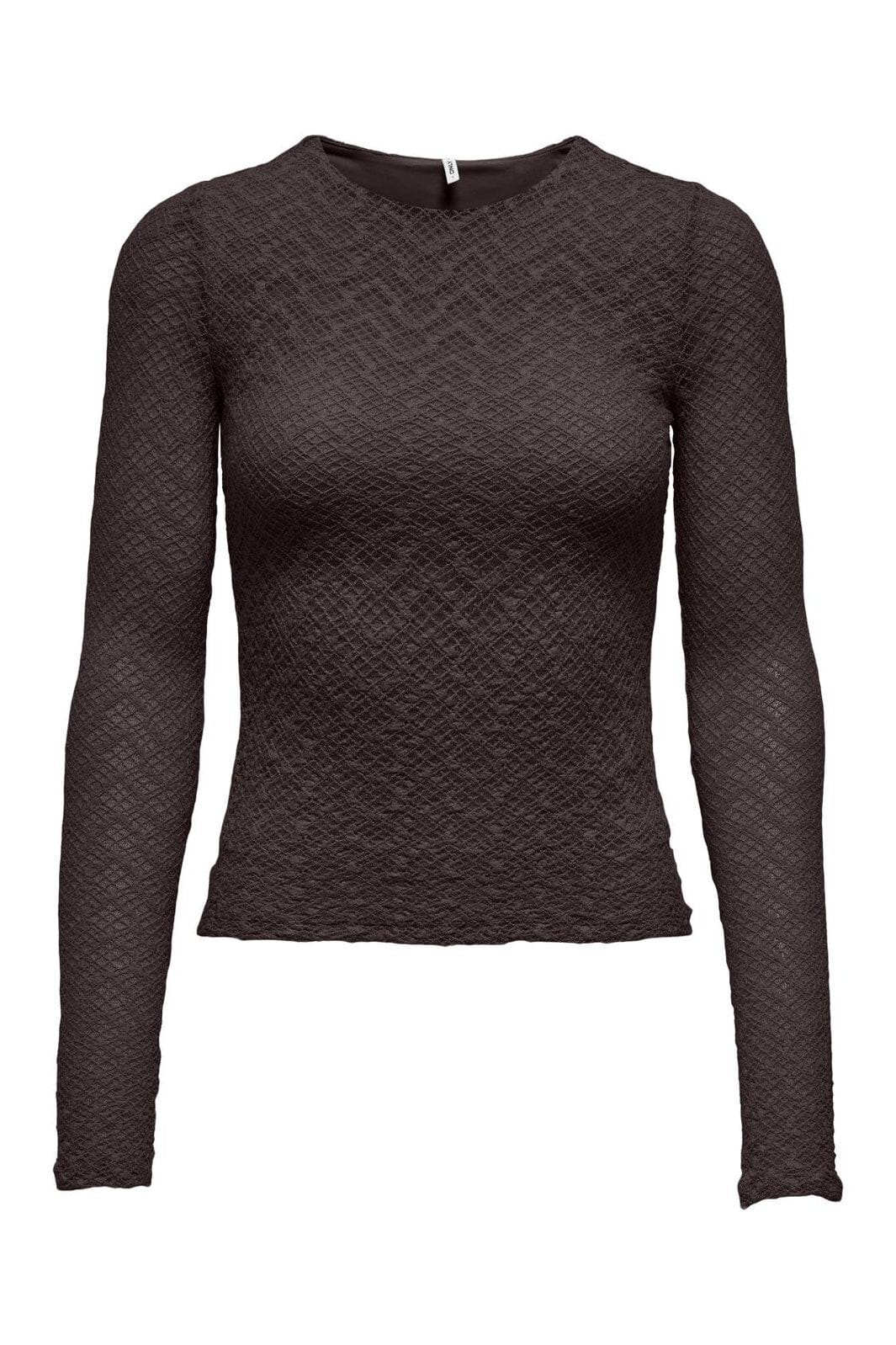 Only - Onlangila L/S Top Box - 4928839 Black Coffee