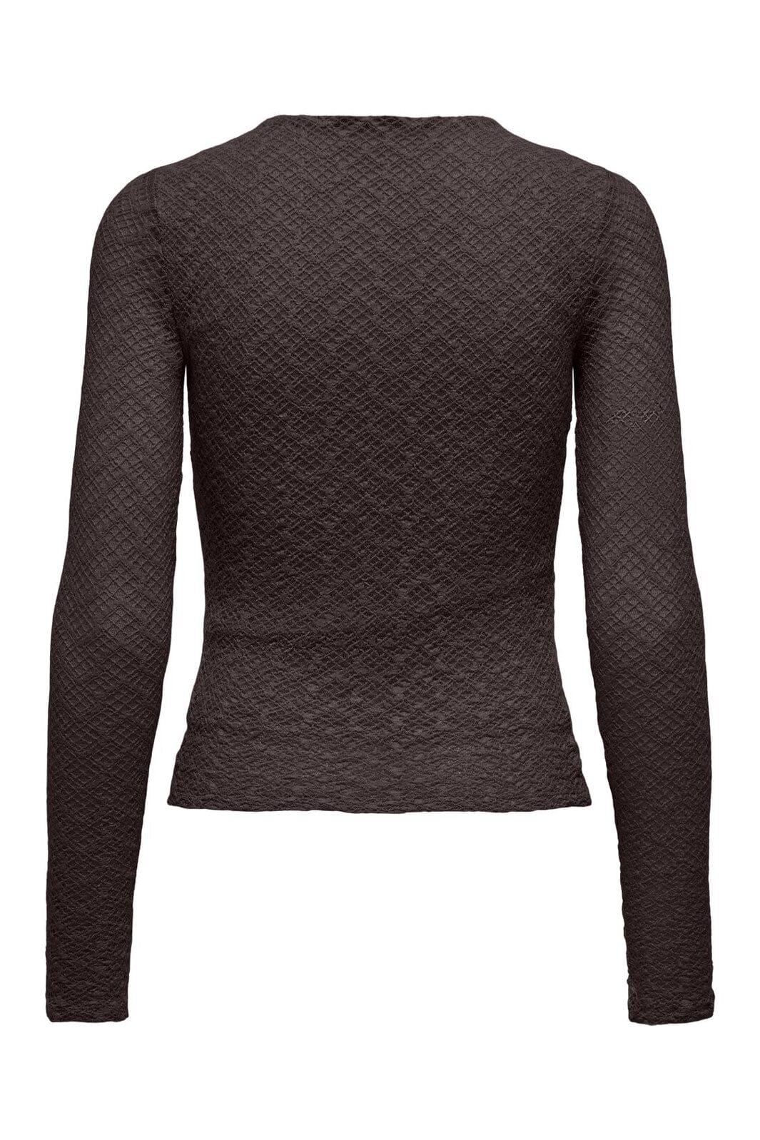Only - Onlangila L/S Top Box - 4928839 Black Coffee