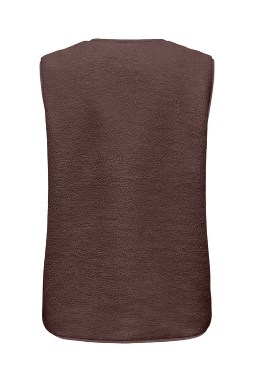 Only - Onlbaby Teddy Vest - 5100911 Chocolate Martini