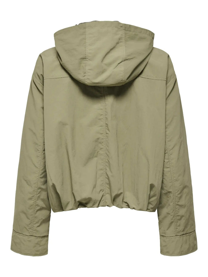 Only - Onlbealo Hood Jacket - 4982404 Aloe Silver Trim Jakker 