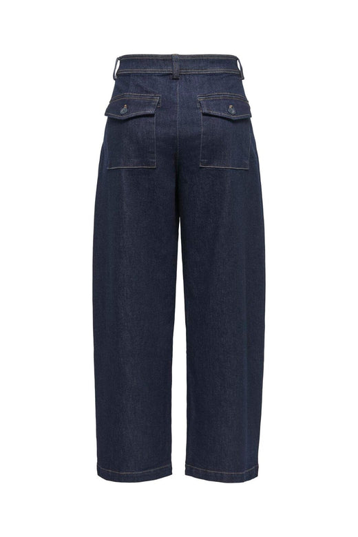 Only - Onlclair Barrel Jeans Gua - 5173045 Dark Blue Denim Rinse