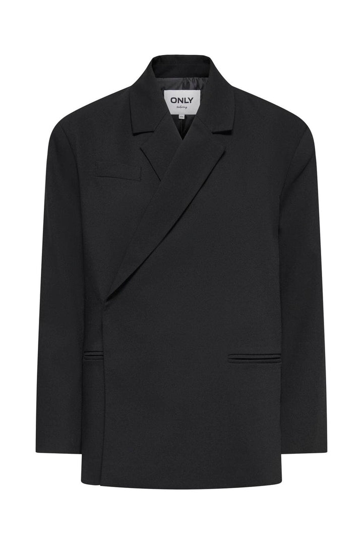 Only - Onlcristin L/S Oversize Slit Blazer Tlr - 5162559 Black