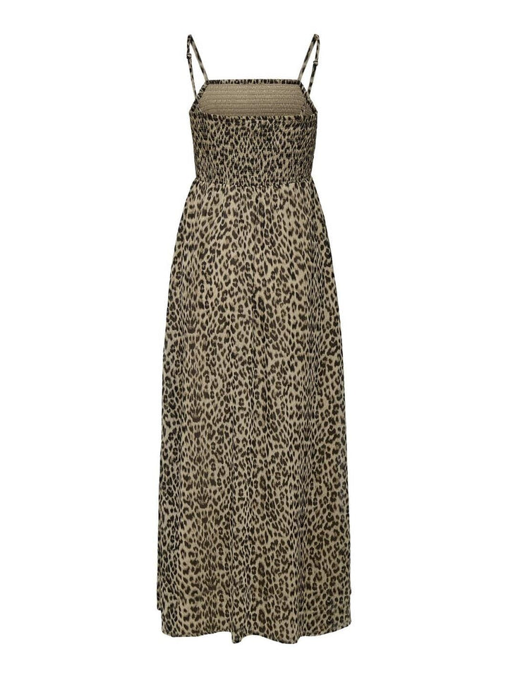 Only - Onlelena Vikki Life Strap Dress - 4872343 Black Leo