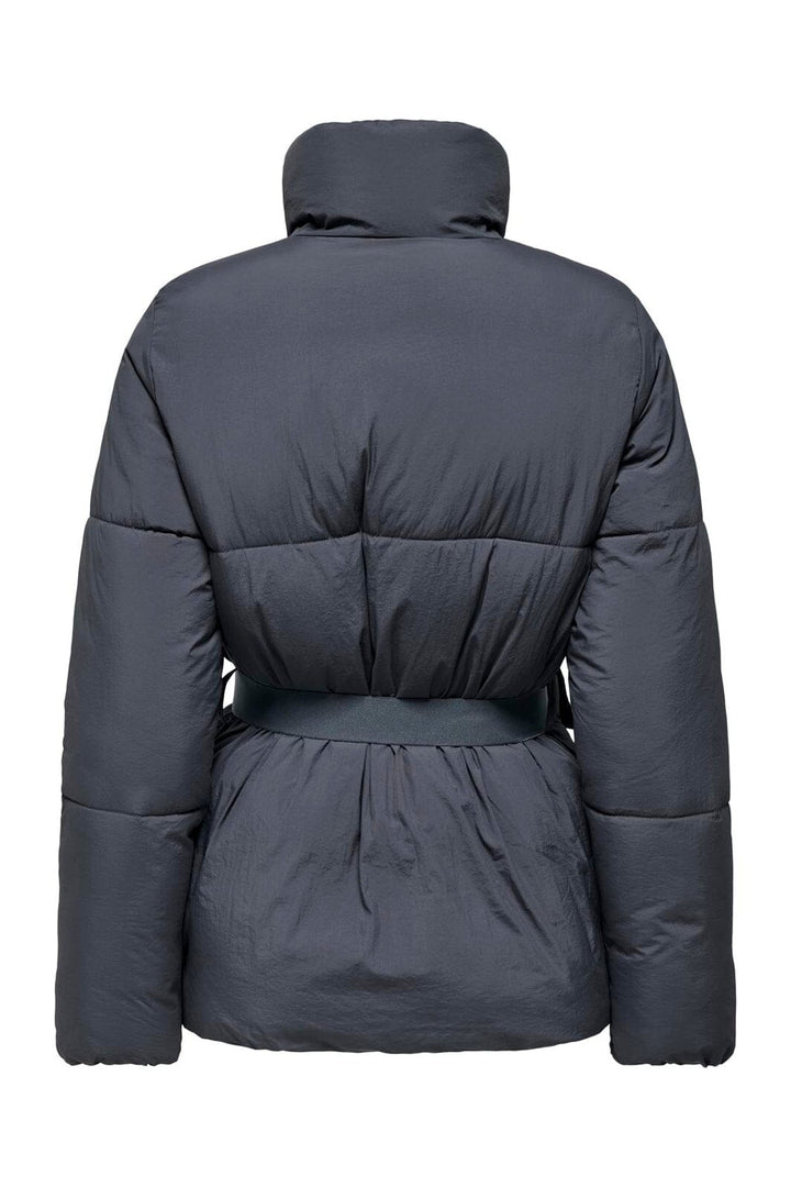 Only - Onlellie Pouch Puffer Jacket - 4851978 Blackened Pearl