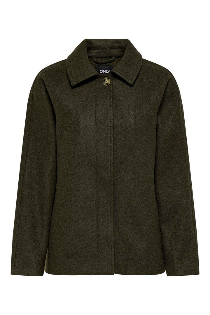 Only - Onlevie Jacket Cc - 5100138 Dark Olive Melange