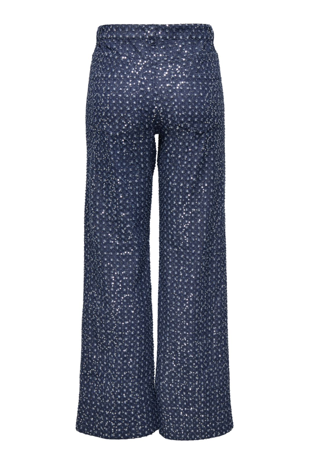 Only - Onlevita Shimmer Pants - 4897058 Dark Blue Denim Bukser 