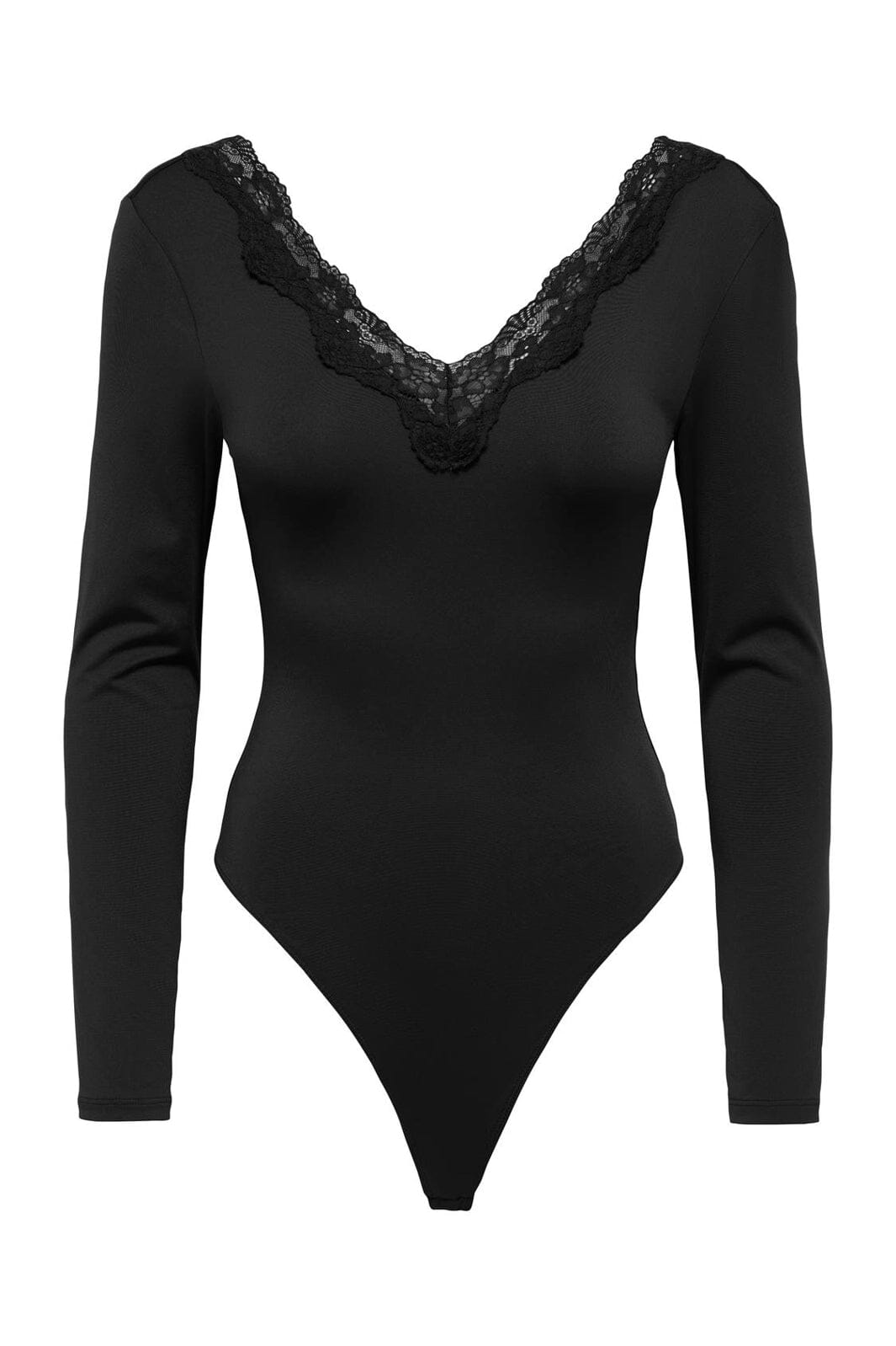 Only - Onlfern L/S V-Neck Bodystocking - 5170682 Black