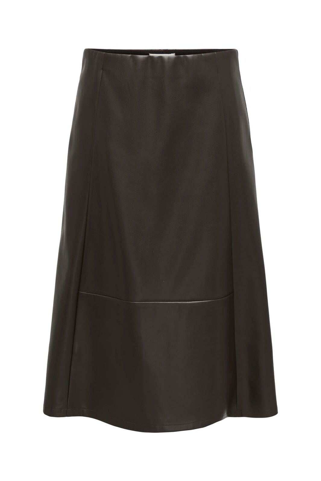 Only - Onlfiby Faux Leather Long Skirt - 5150258 Chocolate Torte