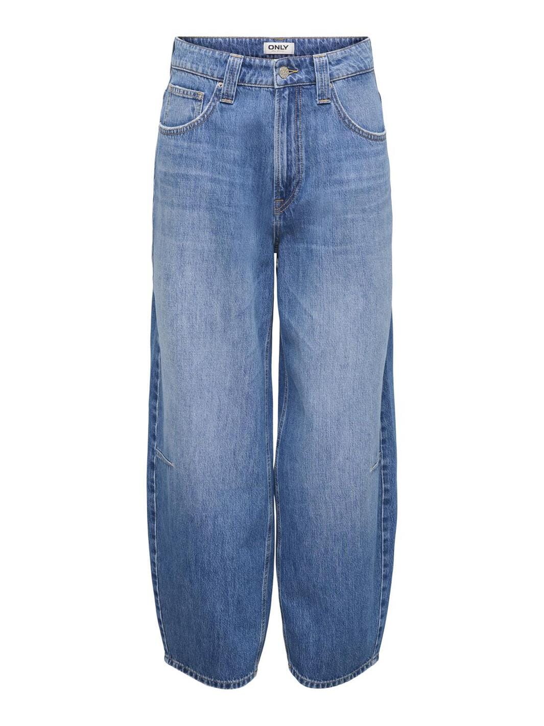 Only - Onlfrankie Barrel Dot - 4976312 Medium Blue Denim