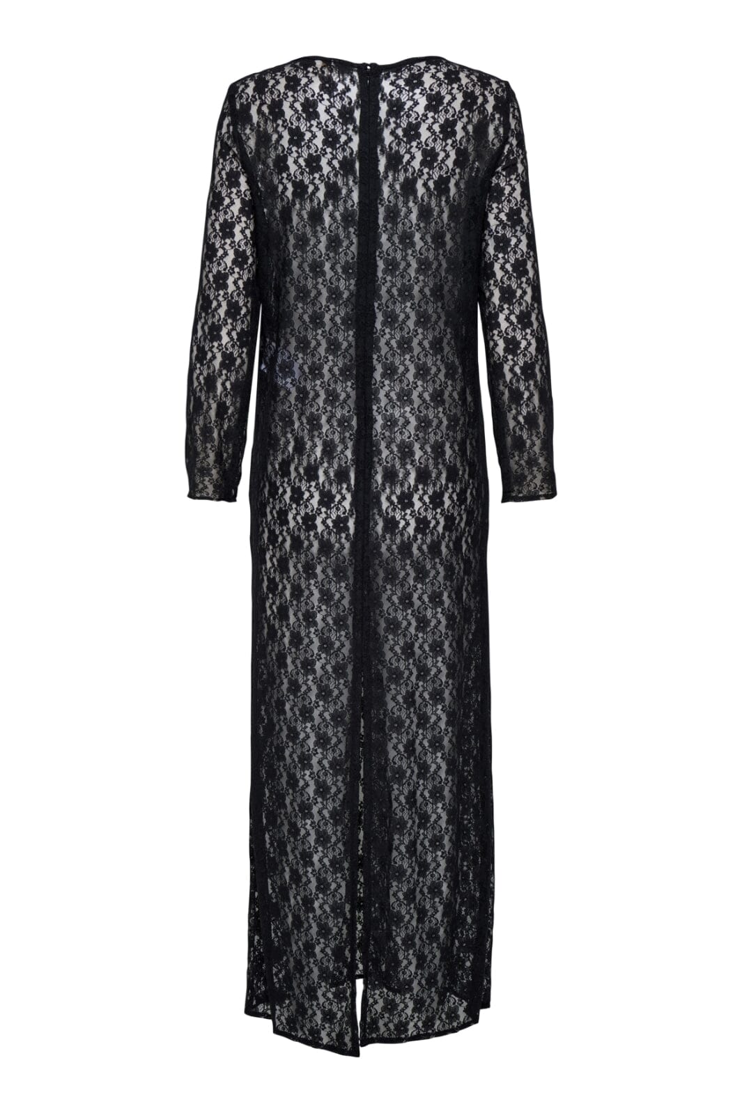 Only - Onlfrederikke Cali Life Ls Lace Dresswvn - 4855481 Black