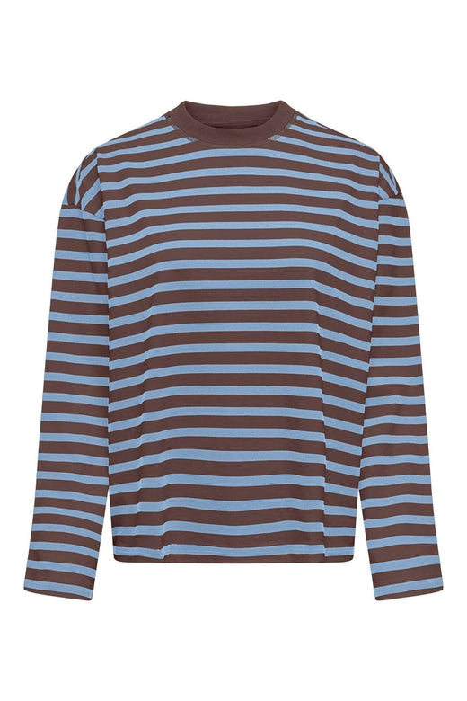 Only - Onlfreja L/S Stripe Top - 5100595 Shopping Bag Chambray Blue (Ida)