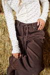 Only - Onlgianna Straight Brown Dot - 4975471 Dark Brown Denim