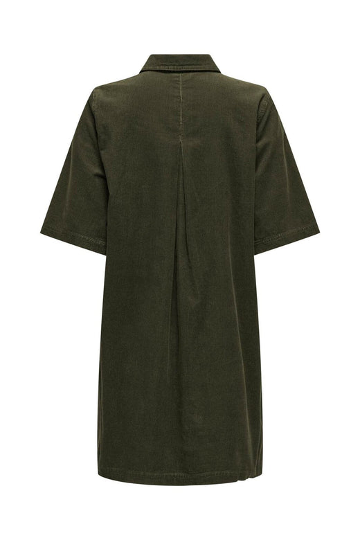 Only - Onlgry-Nessa S/S Cord Dress - 5124545 Forest Night
