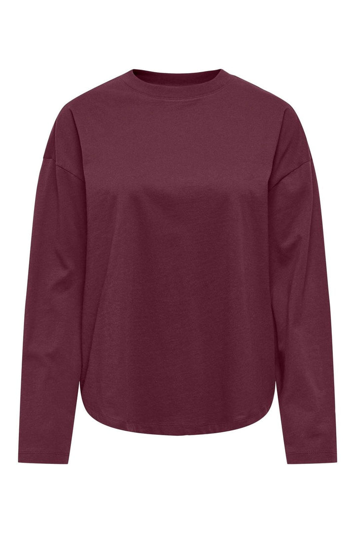 Only - Onlhappy L/S O-Neck Tee - 5102897 Fig