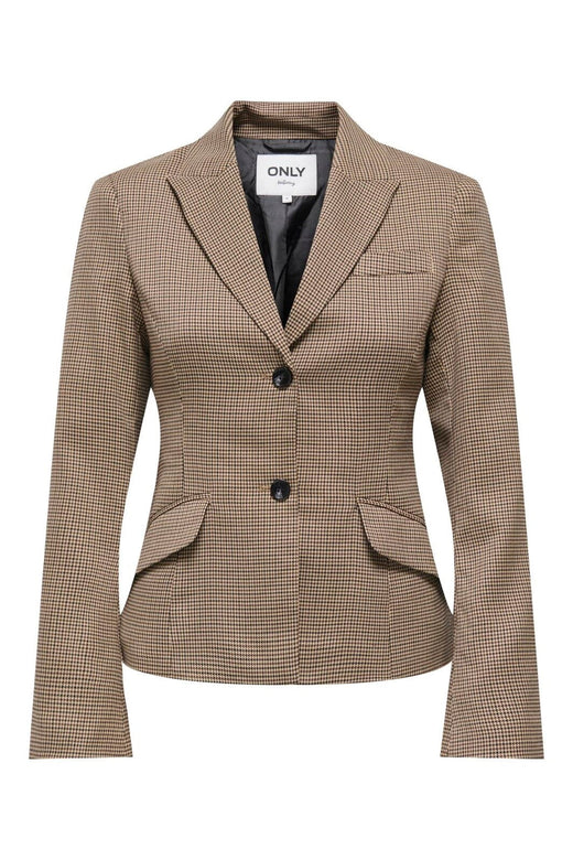 Only - Onlhollis L/S Fit Check Blazer Tlr - 5066073 Amphora Slate Black & Black