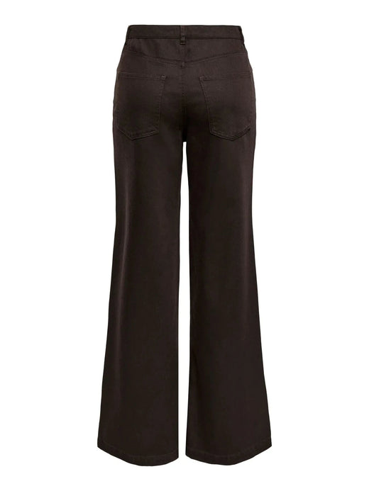 Only - Onljuicy-Soft Wide Pant - 5003385 Black Coffee Bukser 