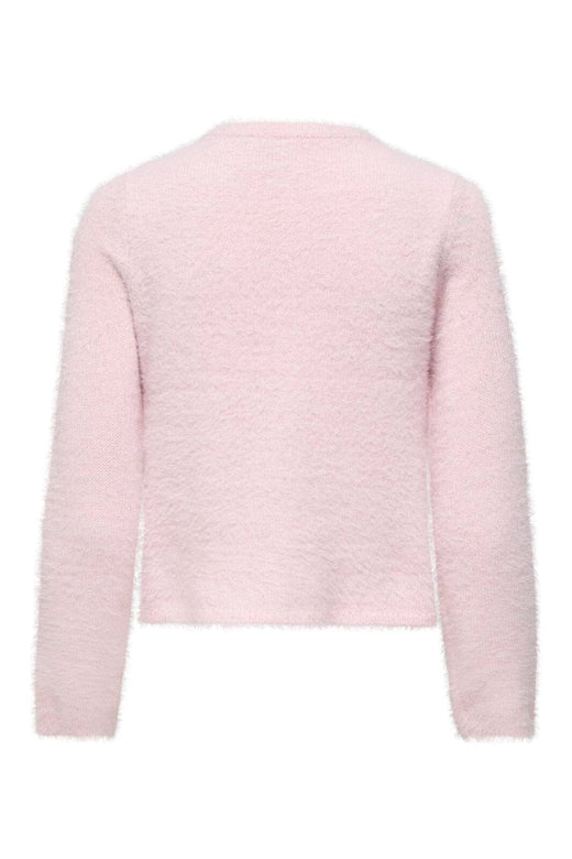 Only - Onlkerry Ls Button Cardigan Cc Knt - 5059034 Pale Lilac Silver Heart Button