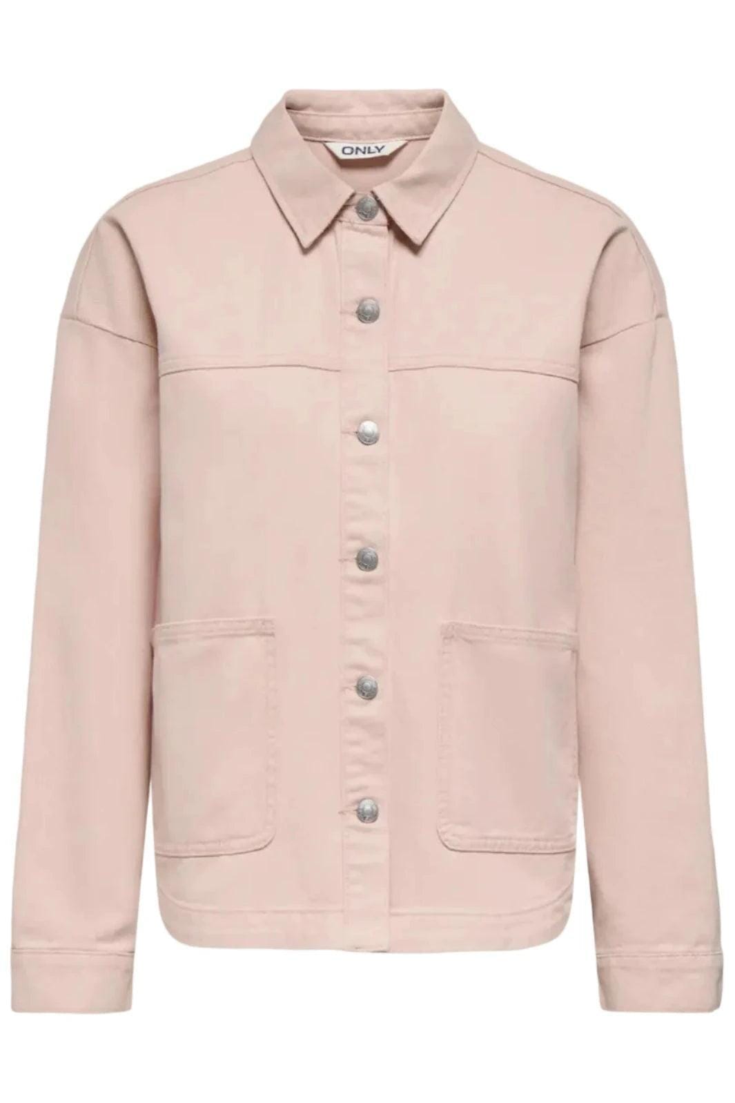 Only - Onllara Ls Shacket Gua - 4996739 Sepia Rose Jakker 