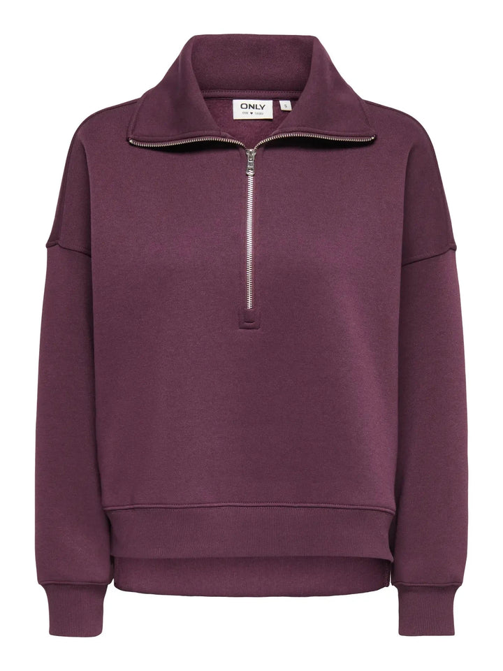 Only - Onllesure L/S Half Zip Rs Swt - 5117440 Fig Sweatshirts 