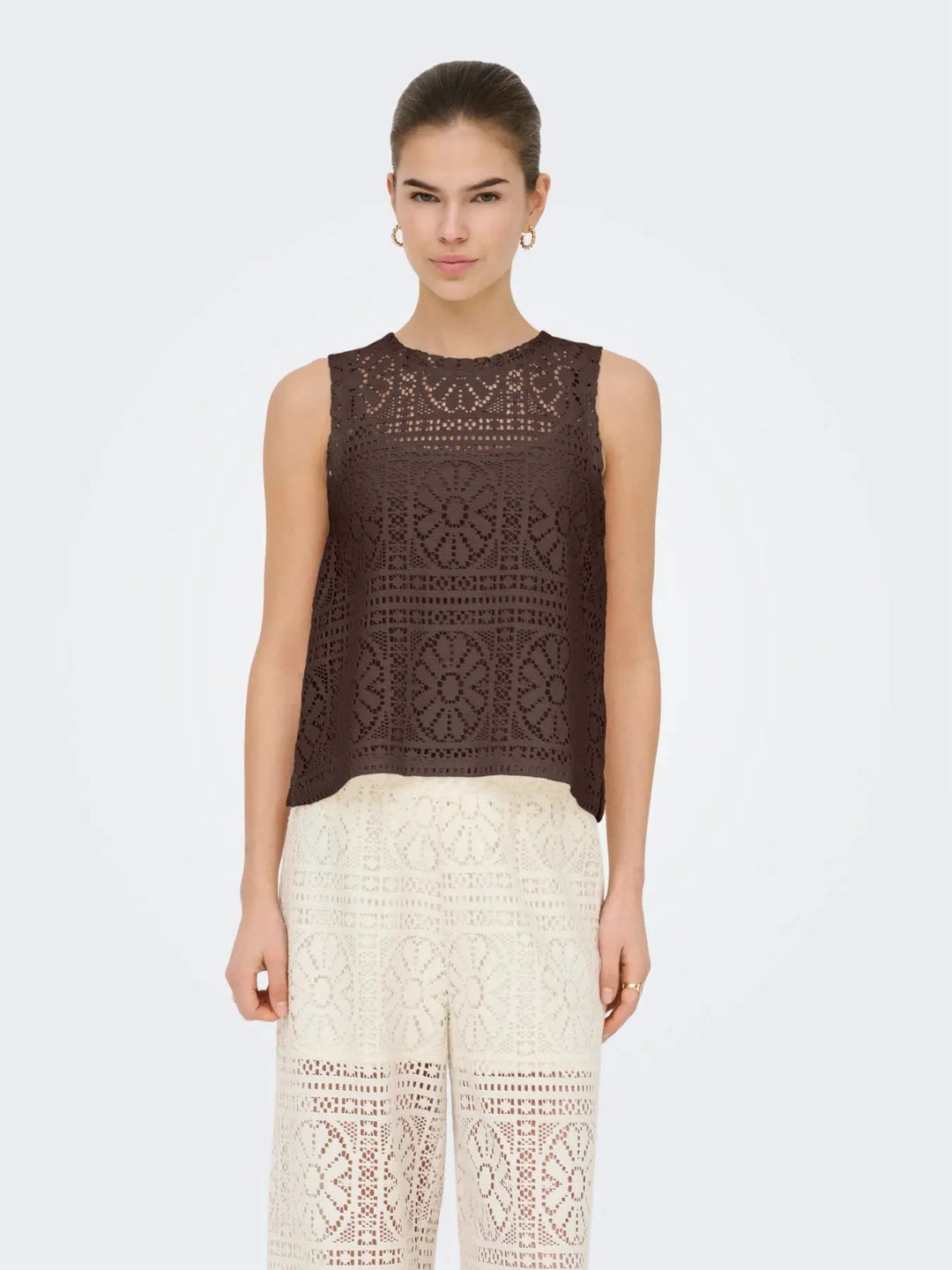 Only - Onllian Lace Tank Top - 5044904 Shopping Bag Toppe 