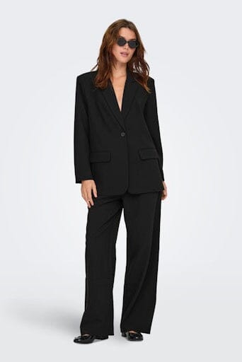 Only - Onllinda-Raven L/S Bf Blazer Tlr - 4980288 Black Blazere 