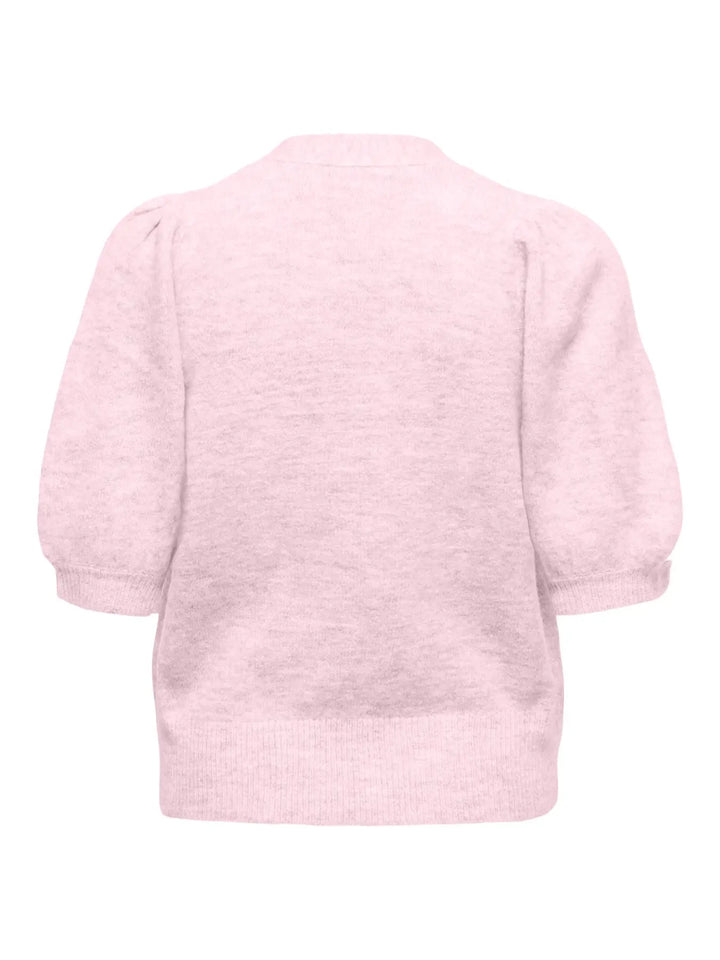 Only - Onlliva V-Neck S/S Cardigan Knt - 4975690 Potpourri Melange Cardigans 