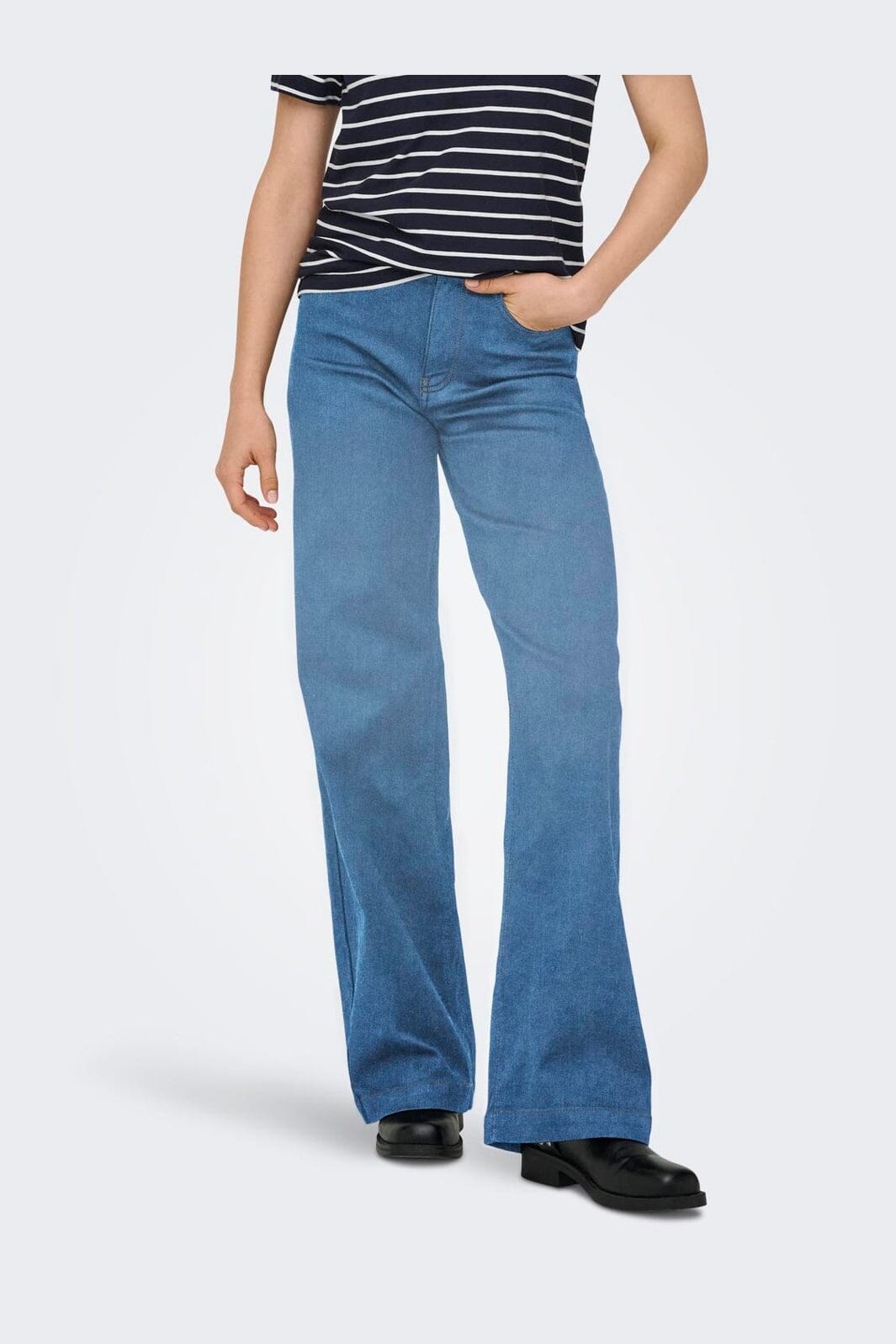 Only - Onlmadison-Royal Wide - 4935491 Medium Blue Denim