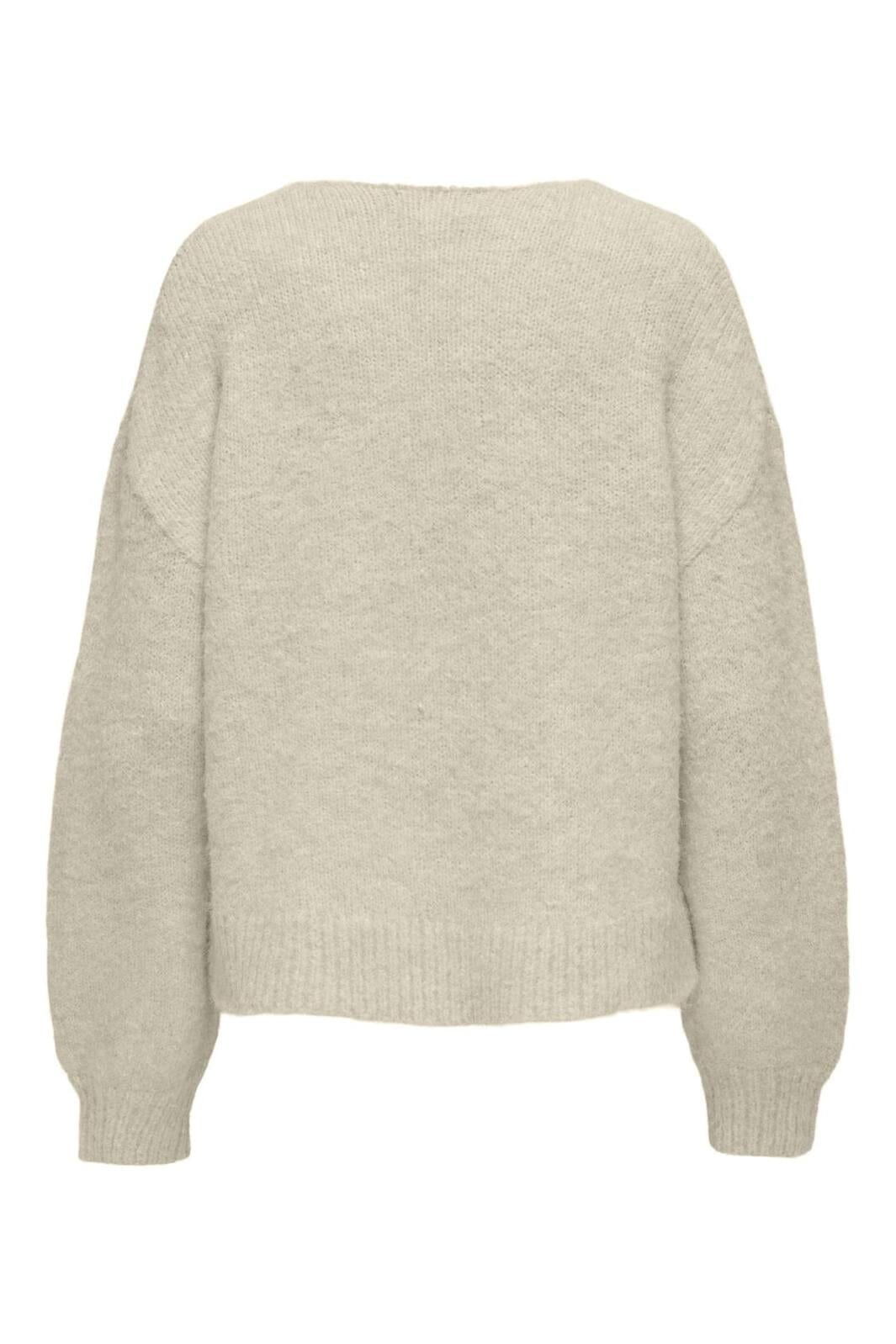 Only - Onlmaggie Life Ls Tie Cardigan Cc Knt - 4853235 Birch Melange