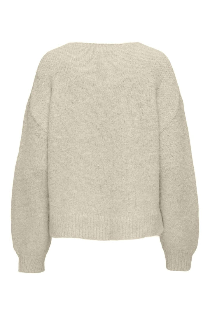 Only - Onlmaggie Life Ls Tie Cardigan Cc Knt - 4853235 Birch Melange