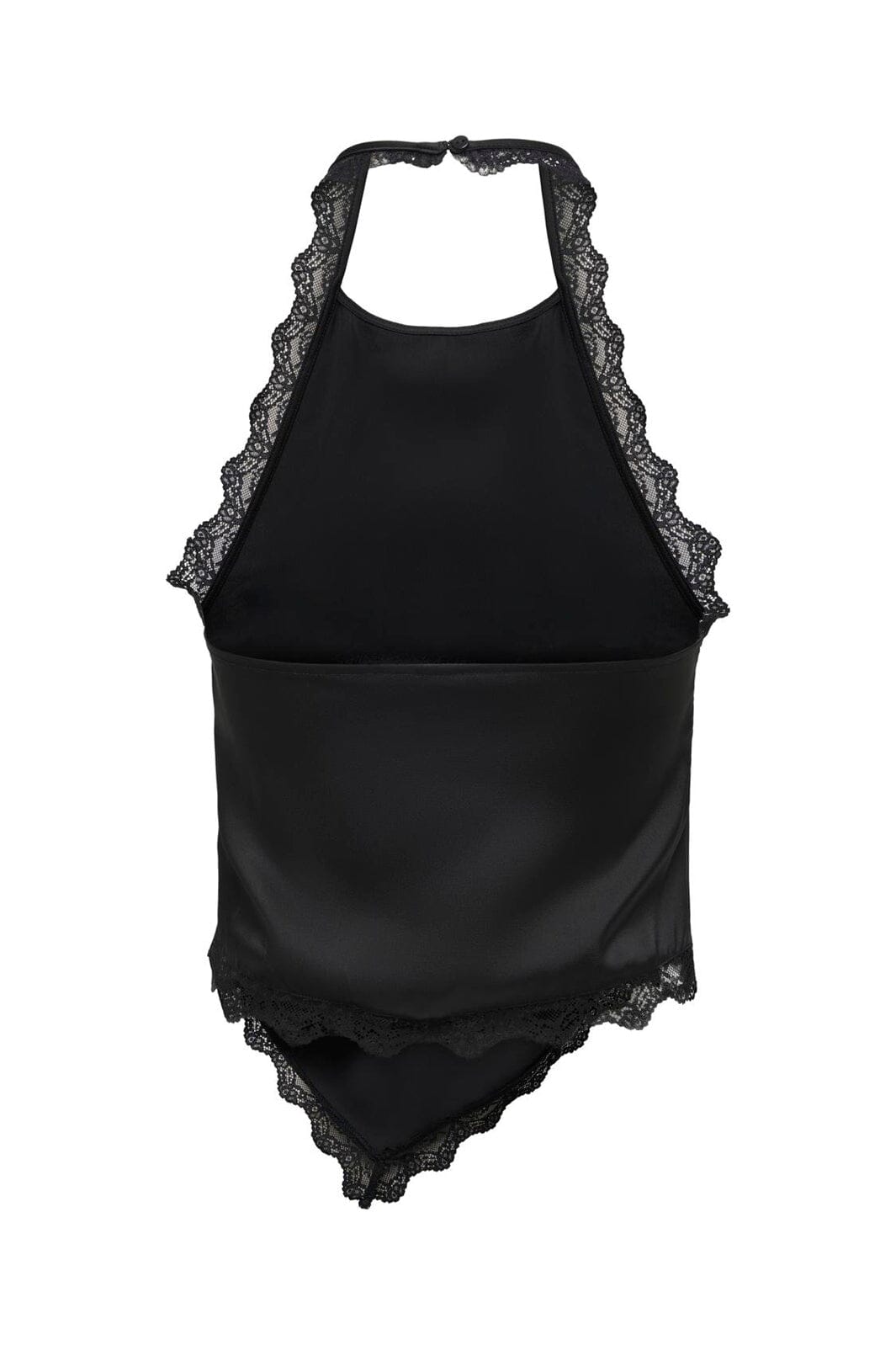 Only - Onlmenus S/L Halter Lace Top - 5100194 Black