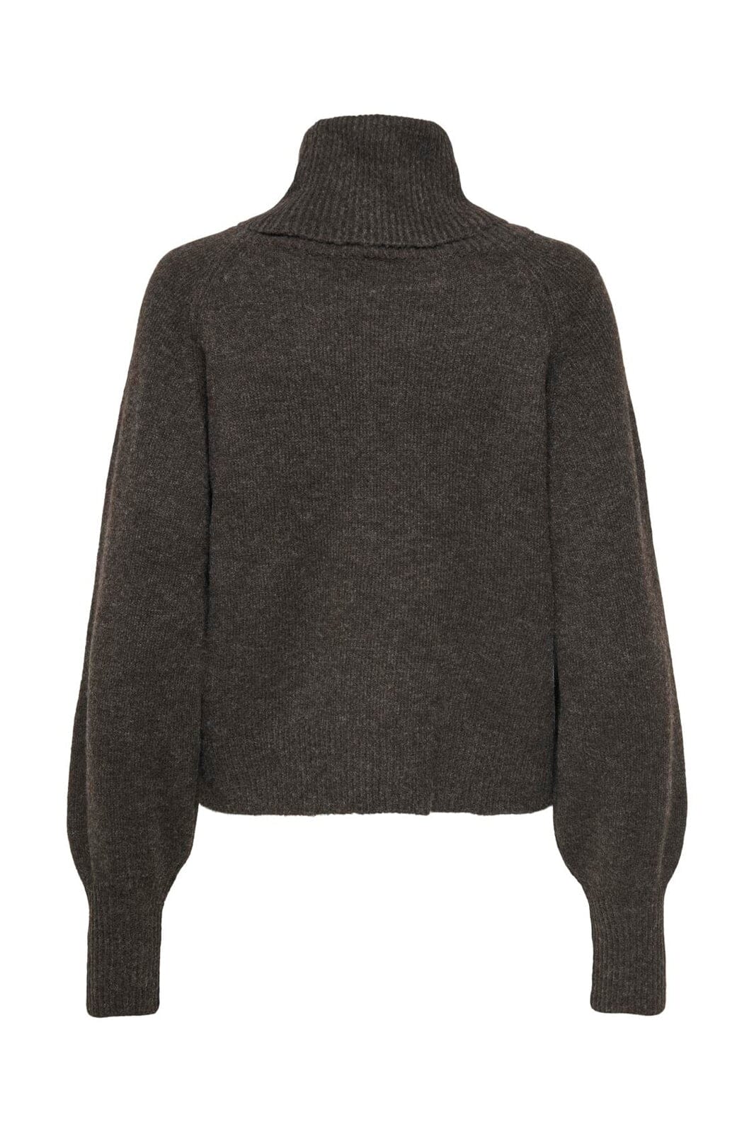 Only - Onlolivia Ls Roll Neck Cc Knt - 5091711 Mole Melange