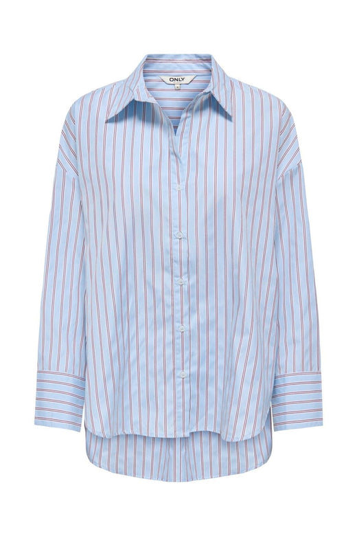 Only - Onloregon Alva Ls Reg Shirt - 5165470 Dusty Blue Fig