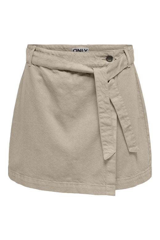 Only - Onlprime Belt Wrap Skirt - 4572490 Plaza Taupe