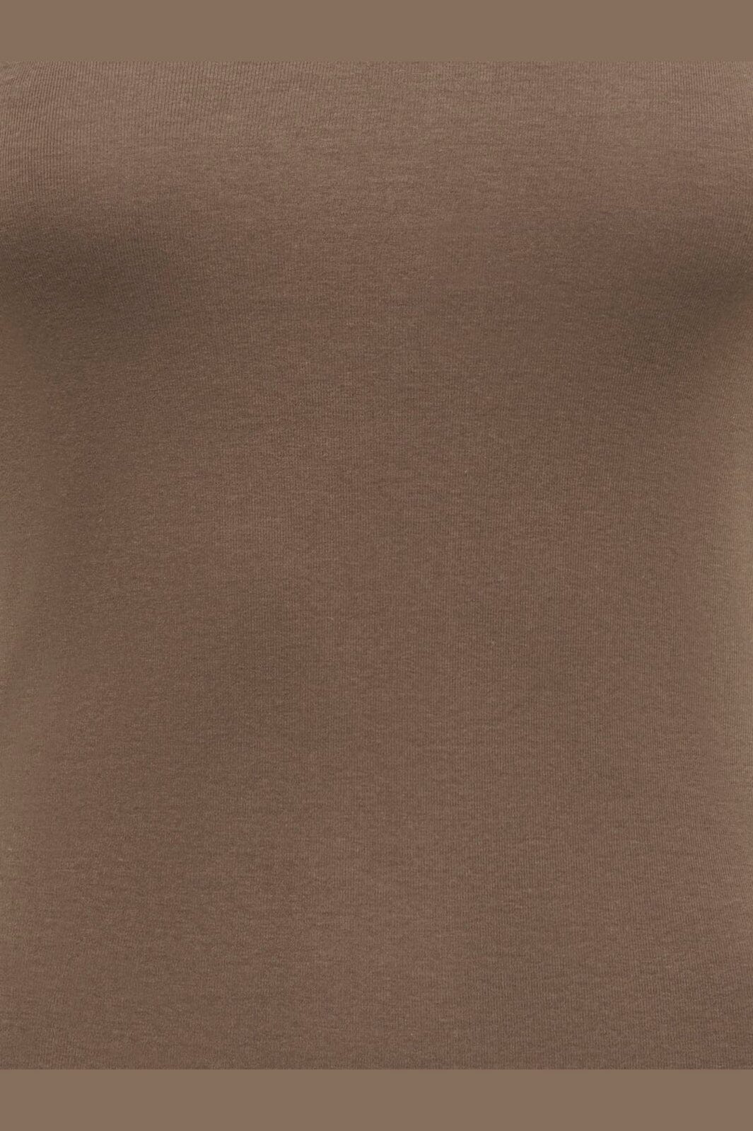 Only - Onlriley S/L V Neck Top - 5252843 Chocolate Martini