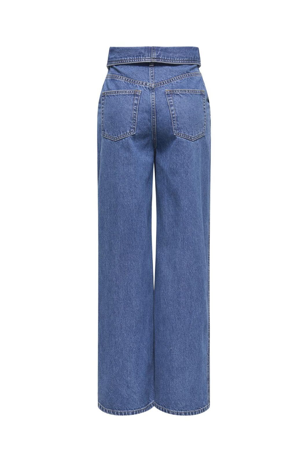 Only - Onlrosella Fold Belt Wide Mae - 4926825 Medium Blue Denim