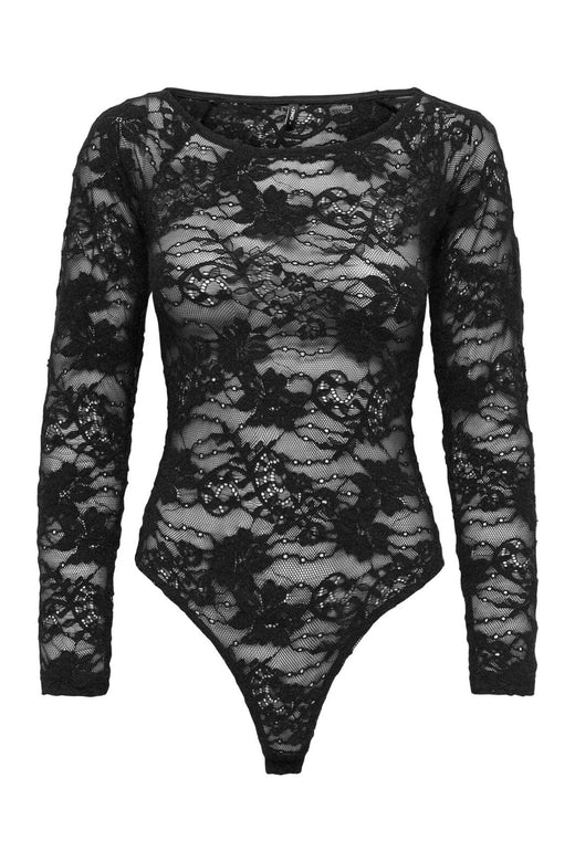 Only - Onlrue L/S Lace Bodystocking - 5124804 Black
