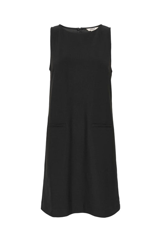Only - Onlsaria Life S/L Dress Tlr Ox - 4975020 Black