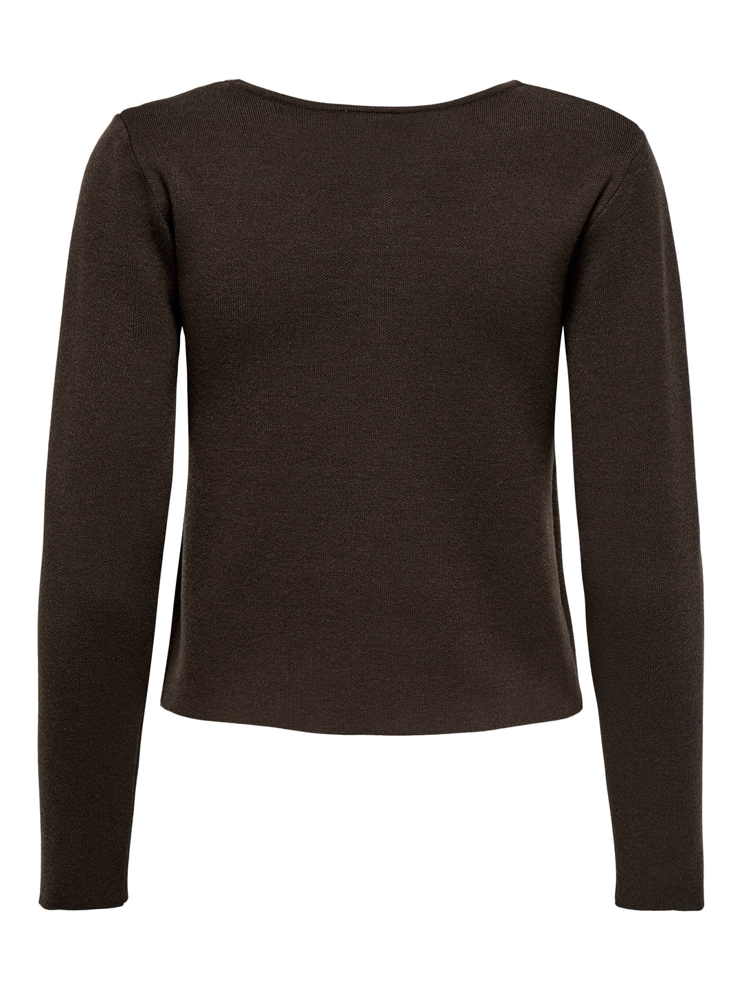 Only - Onlscarlett Ls Button Cardigan Knt - 4869112 Chocolate Torte Silver Button Cardigans 