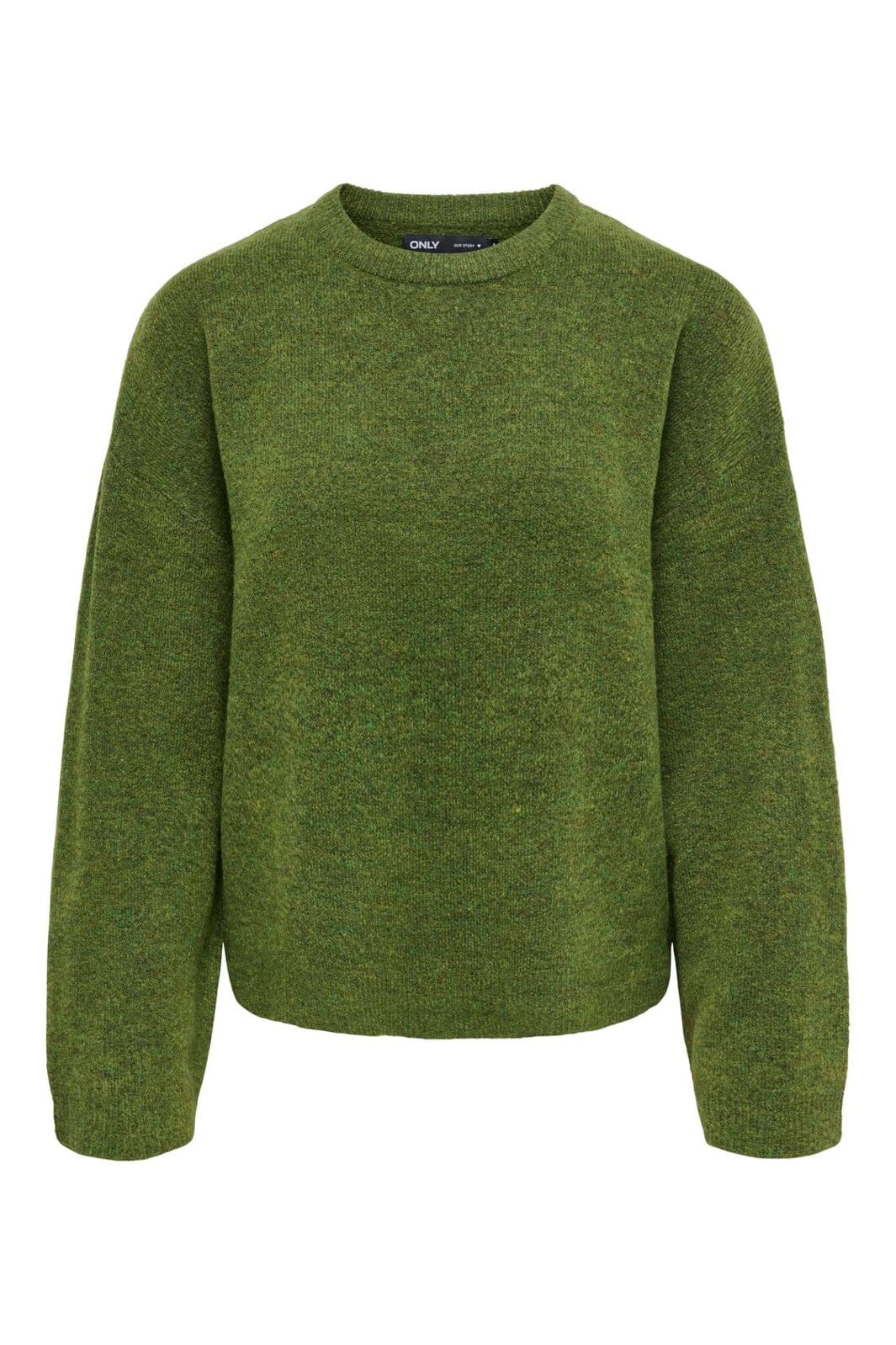 Only - Onlsimoni L/S O-Neck Pullover Knt - 5112889 Forest Night Melange