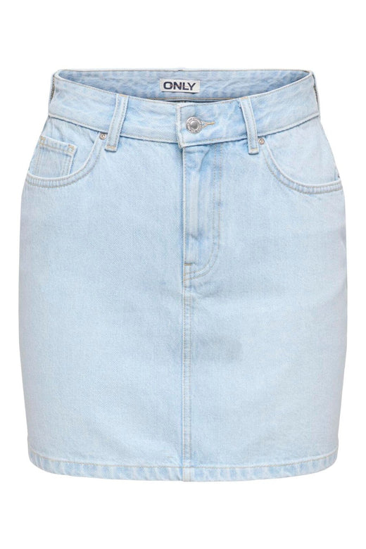 Only - Onlstella Short Skirt Azg - 4968756 Light Blue Bleached Denim