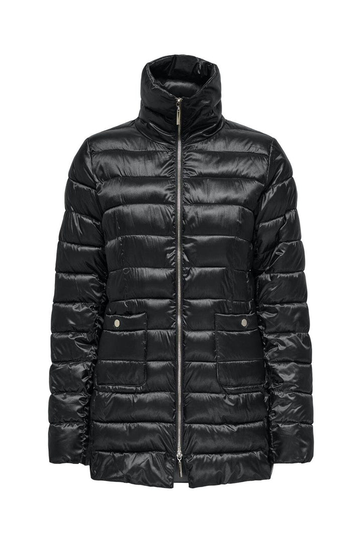Only - Onlvega Life Fitted Quilt Coat Cc - 4852285 Black