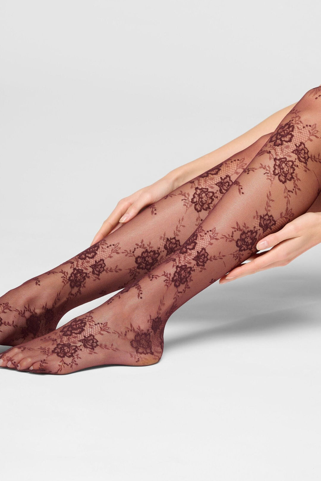 Oroblu - Oroblu Pure Lace Tights 20 Den Tights Vobc01698 - Bordeaux 11 Strømpebukser 
