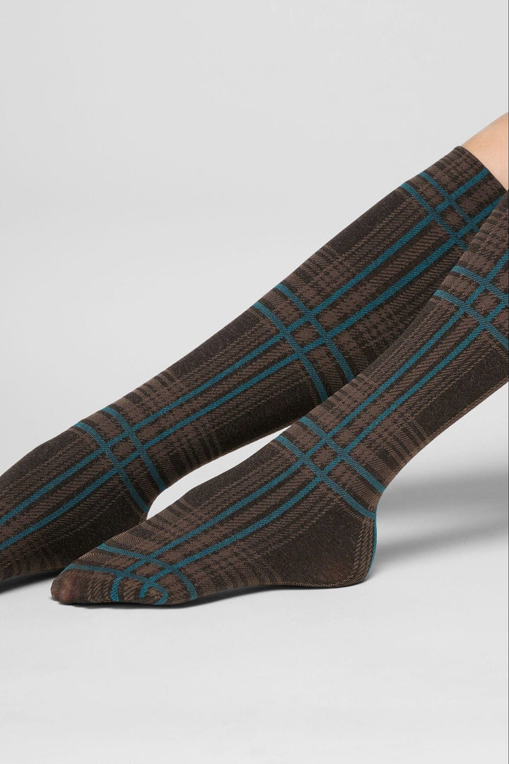 Oroblu - Oroblu Scottish Flair Knee-Highs 60 Knee High Vobc68621 - Brown 4 Strømper 