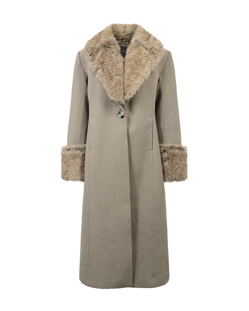 Copenhagen Muse - Cmabigail-coat 211403 - 1954 Winter Twig Melange