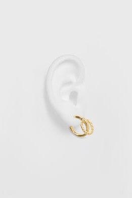 Pieces - Pcaltana A Earrings 3-Pack - 5075567 Golden Colour Øreringe 