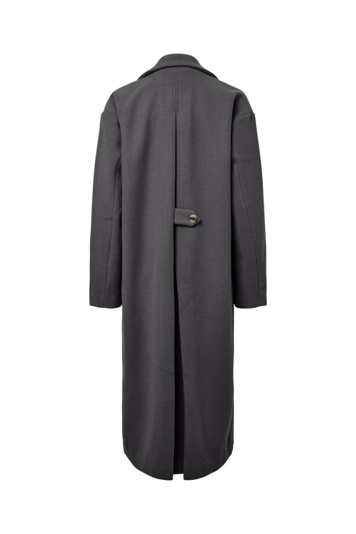 Pieces - Pcamy Long Coat - 5131052 Dark Grey Melange