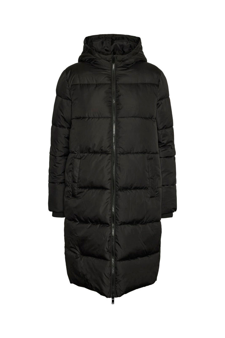 Pieces - Pcbee New Long Puffer Jacket - 3718779 Black