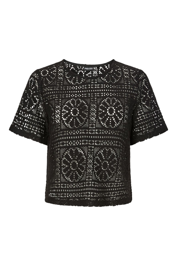 Pieces - Pcbonnie Ss Top - 4938849 Black